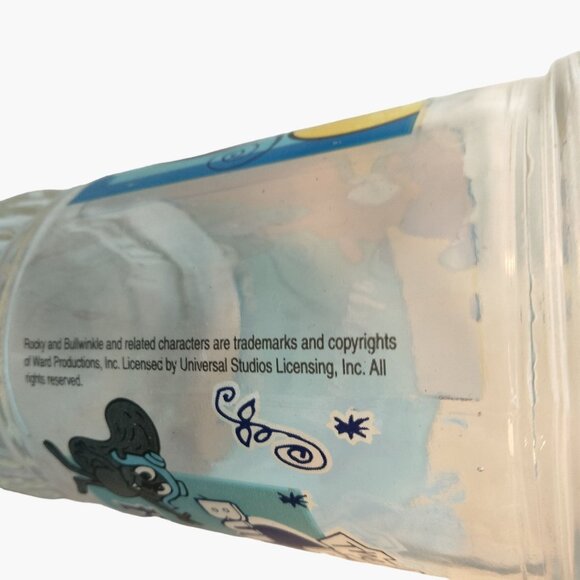 The Adventures Of Rocky Bullwinkle Glass 1 Bama 8 0z - Picture 5 of 8